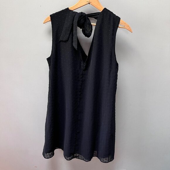 BCBGeneration Black Swiss Dot Dress- Size M - Picture 3 of 5